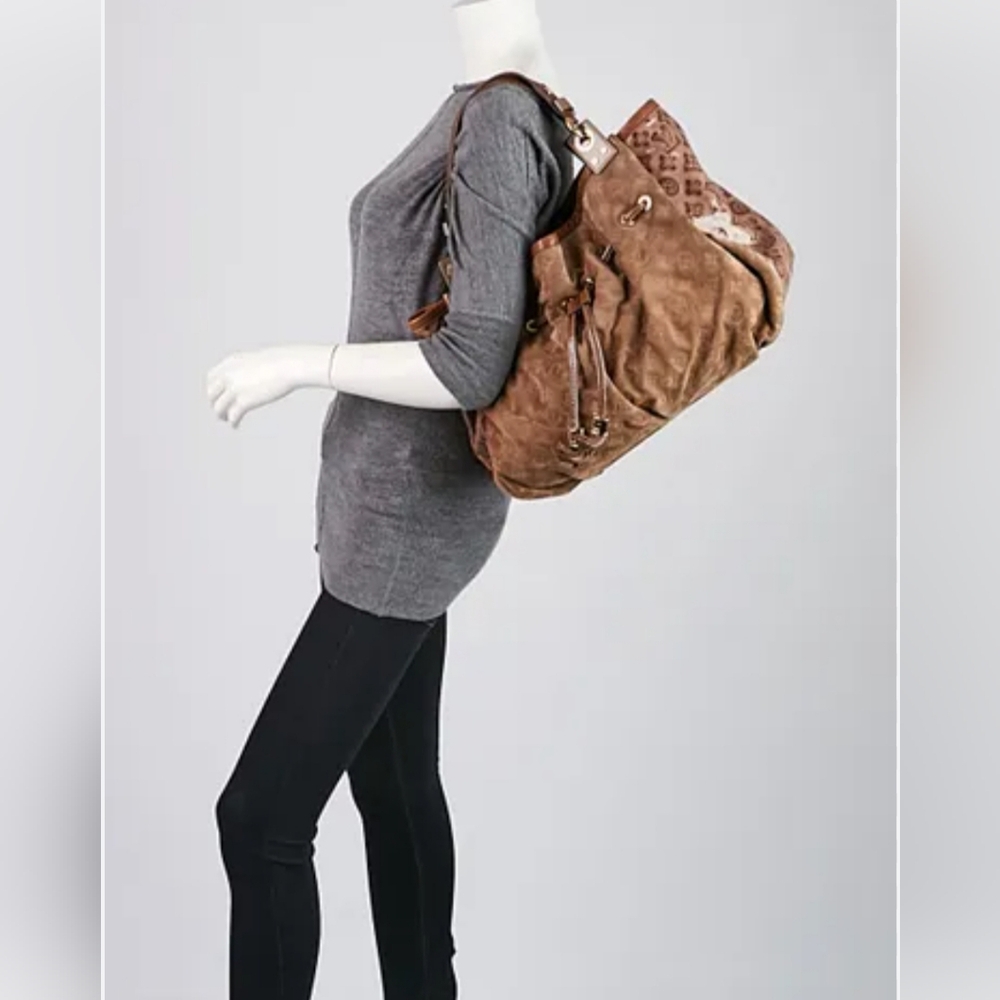 ** LIMITED EDITION ** Authentic!! Louis Vuitton Irene Coco Suede Tote.